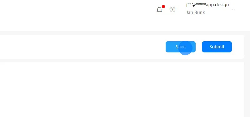 Click "Save" and then "Submit" at the top.