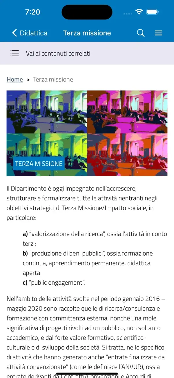 Illustration of a person looking at the DSPS app which we created from their website