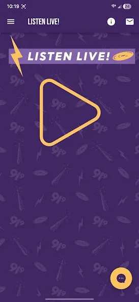 Image of the Wildcat 91.9 mobile app created by turning the owner's website into an app