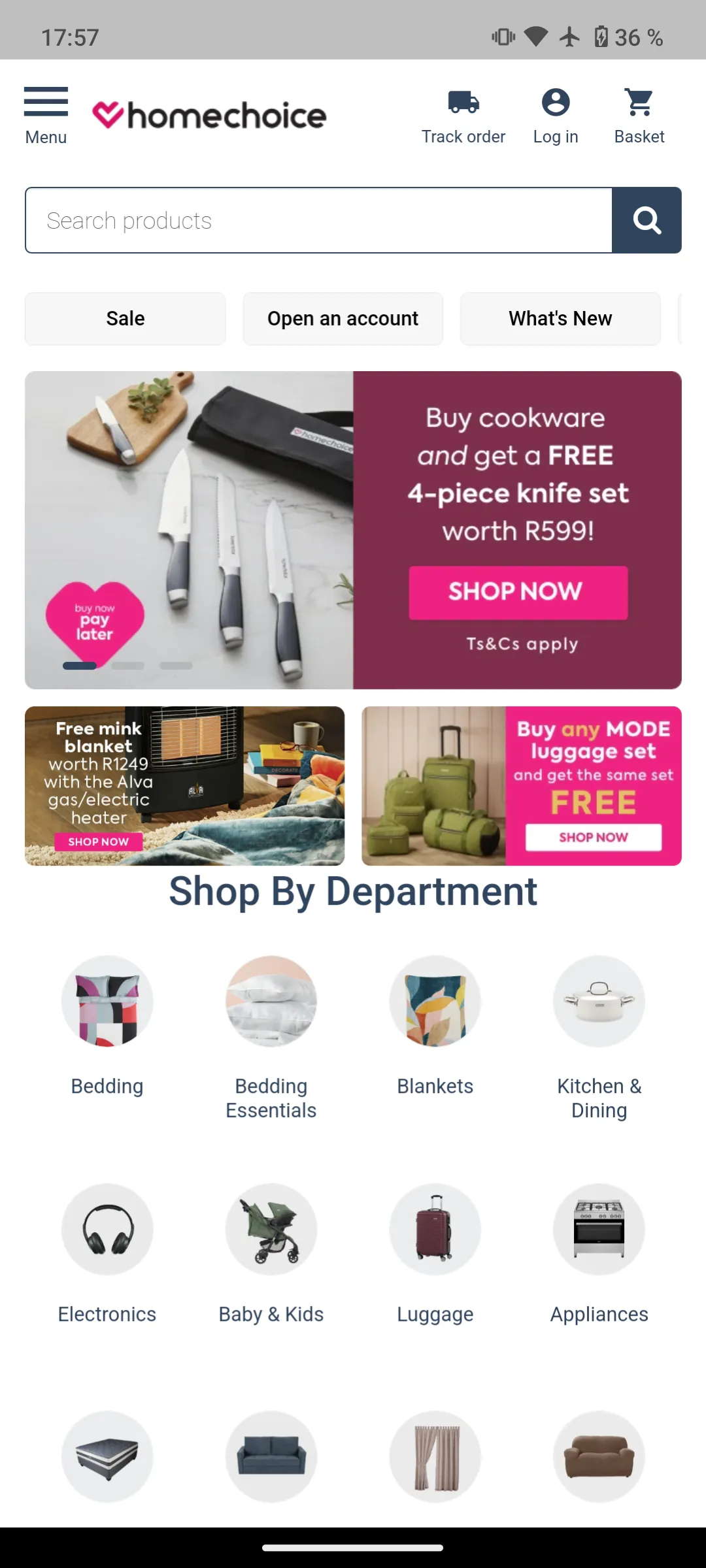 Illustration of a person looking at the homechoice app which we created from their website